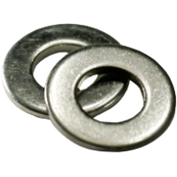 6 SAE FLAT WASHER #18-8 SS (.156 ID x 3/8 OD x .050 THK)